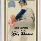 Don Larsen Auto 2000 Fleer Greats of the Game Autograph #NNO Yankees