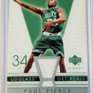 Paul Pierce 2003-04 UD Glass Get Real Jersey #PP-R Boston Celtics
