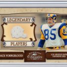 Jack Youngblood /85 HOF 2007 Donruss Classics Legendary Players Jersey Team Logo RAMS