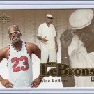 LeBron James 2006-07 UD Reserve The Lebrons Gold #LBJ9 Lakers, Cavs