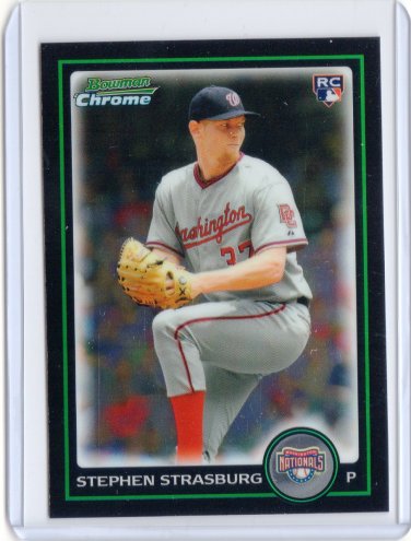 Stephen Strasburg RC 2010 Bowman Draft Prospects Chrome #BDP1 Rookie Nationals