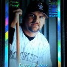 Larry Walker 1997 Donruss Studio Press Proof #105 Rockies, Cardinals, Expos HOF