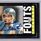 Dan Fouts HOF Auto Signed 1985 Topps #372 Chargers GAI Authentic
