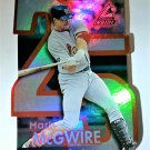 Mark McGwire 1998 Pinnacle Behind the Numbers 10 of 20 A's, Cardinals