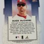 Mark McGwire 1998 Pinnacle Behind the Numbers 10 of 20 A's, Cardinals