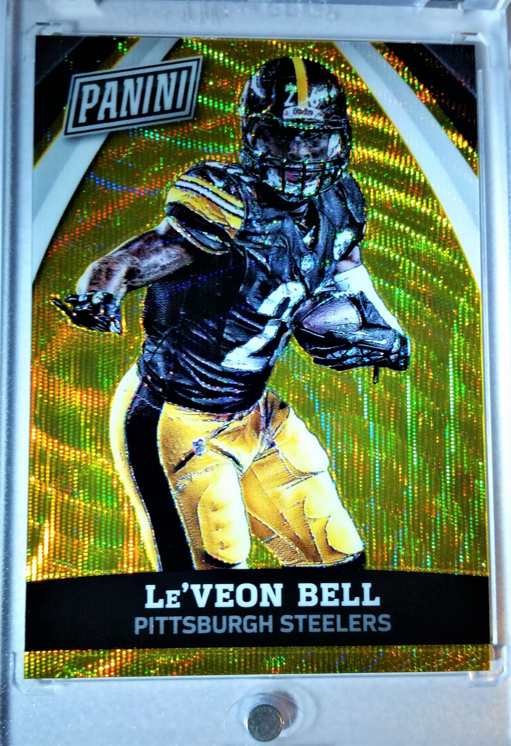 Le'Veon Bell #/15 2015 Panini National VIP Gold Parallel Steelers