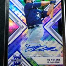 D.J. Peters #/50 Auto  Elite Extra Edition Aspirations Autograph #126  DODGERS