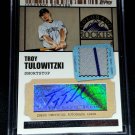 Troy Tulowitzki 2009 Topps Ticket to Stardom Auto/Jersey #/489 Rockies