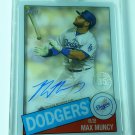 Max Muncy 2020 Topps Clearly Authentic Autographs DODGERS