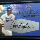 Carlos Beltran Auto 1999 Fleer Fresh Ink On-card Autograph
