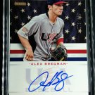Alex Bregman Auto 2013 Panini USA Autographs On-Card /399 Astros