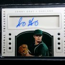 Sonny Gray /75 Auto 2016 National Treasures Clear Signatures Autograph #CS-SG A's, Reds