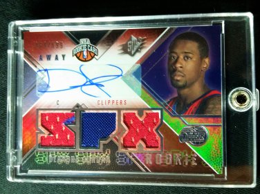 DeAndre Jordan RC Auto 2008-09 SPx Rookie Autographs #174 Clippers
