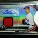 Trevor Bauer Auto 2013 Bowman Platinum Jersey Autograph #AR-TB