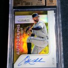 COREY KLUBER /10 AUTO BGS 10/10 POP 1! 2015 PRIZM AUTOGRAPH GOLD INDIANS