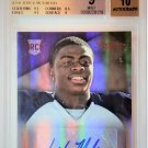 Jerick McKinnon RC Auto 2014 Panini Prestige Extra Points Red Rookies Signatures #250 49ers