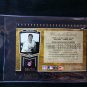 Bob Feller Auto /50 Leaf Certified Cuts Autographed Jersey #229 Indians, HOF