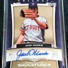 Jack Morris /35 Auto HOF 2005 UD Trilogy Generations Past Signatures #PA-JA Tigers