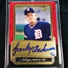 Sparky Anderson 15/15 Auto SP HALL MARKS Signatures #HM-SA Tigers, Reds, HOF