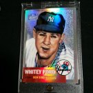 Whitey Ford  2001 Topps Archives Reserves Refractor Yankees