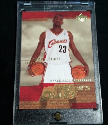 LeBron James RC 2003 Upper Deck LeBron's Diary Rookie Card RC #LJ8