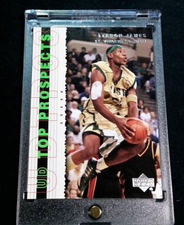 LeBron James RC 2003 Upper Deck Top Prospects #3 Rookie