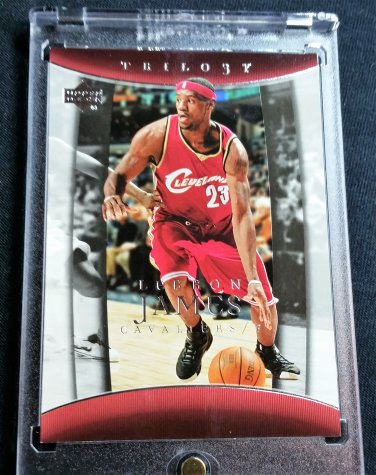 LeBron James 2004-05 UD TRILOGY #13 2nd Year Premium Card $$$  LAKERS