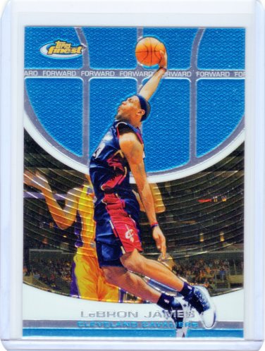 LeBron James 2005-06 Topps Finest #85 Cleveland Cavaliers 3rd Year!