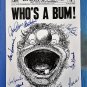 Brooklym Dodgers Multi-signed Who's A Bum! Print 11x17 Newcombe, Podres, Loes