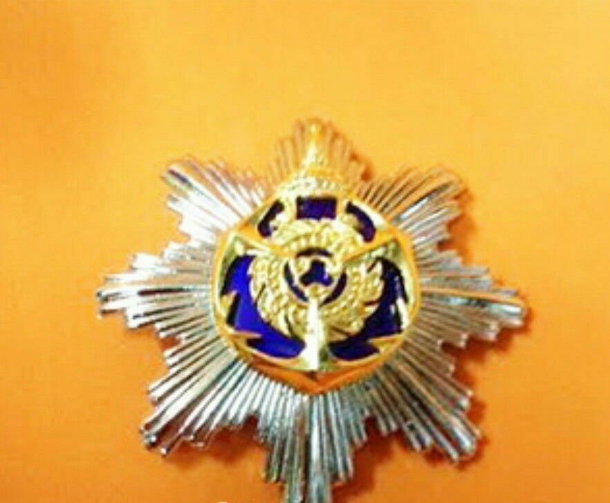 Command and Staff Royal Thai Navy Force Metal Badge Insignia Militaria RNA