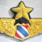 Pilot WING 2nd ROYAL THAI AIR FORCE DEGREE BADGE PIN Brocade gold