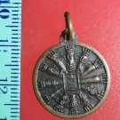 FLA02->>>bbbb Buddha Buddhist Success Coin Talisman Thai Amulet Pendant Thailand