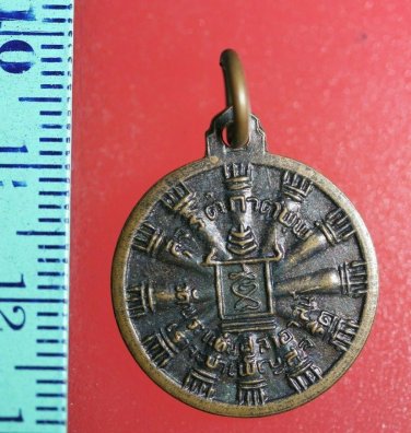 FLA02->>>bbbb Buddha Buddhist Success Coin Talisman Thai Amulet Pendant Thailand