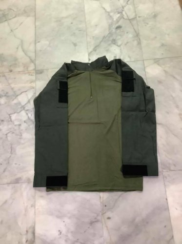 Royal Thai Army UNIFORM Soldier Kombat Shirt Olive green Olive green Militaria