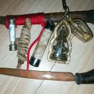 Shaman Knife Takrut Wessuwan Rare Thai Amulet Charm Protect Anti Black Magic Lot