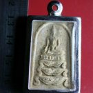 S12-Phra Somdej Vintage LP Yim Buddhist Talisman Thai Amulet Pendant Magic