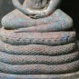 13.6" Snake Naga Thailand Art Buddha Statue Antique Rare