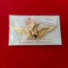 Senior Class DEGREE ENGINEER THAI Army Wing METAL Militaria BADGE PIN