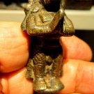 Vintage Hanuman Monkey God Statue Bronze Brass Hindu Old Rare