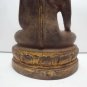 8.5" MAGIC SPIRIT OLD BRONZE PHRA CHIANG SAN BUDDHA STATUE THAILAN RARE