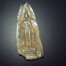 Khmer silver foil foundation deposits (reliquary) with pressed image of Buddha