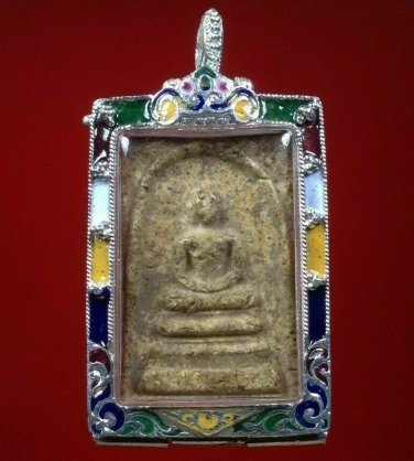 PHRA SOMDEJ THO MONK THAI AMULET OLD Thai Amulet Buddha Very Rare In Case BBB07