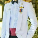 Thai Police White UNIFORM Soldier Club dress pants Original Items