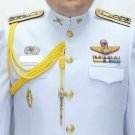 White UNIFORM Soldier Colonel pants, Pins, Ranks, Wings Thai army Military Dress