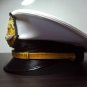 White Royal Thai Air Force cap, hat Soldier hat For Commissioned officer RTAF.