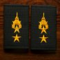 Lieutenant Colonel, Lt.Col. Rank Royal Thai Army Shoulder Boards Fabric Pair