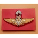 Thailand Army Junior Parawings pin Airborne wings Lobburee Original Item