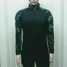Royal Thai Army UNIFORM Soldier combat Shirt Digital green and Black Cotton