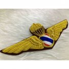 Royal Thai Police Parawing pin Airborne wings Tower Militaria Original Item