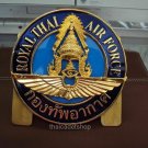 ROYAL THAI AIR FORCE OBSOLETE VEHICLE GRILL METAL BADGE WING CREST NEW BADGE